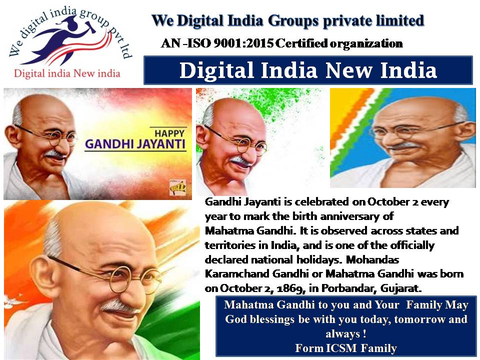 Happy Gandhi Jayanti 